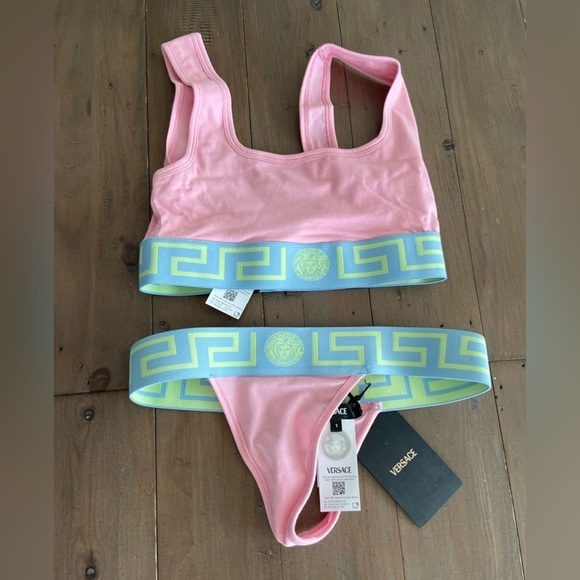 Versace topeka underwear in pastel blue pink set NWT - Picture 4 of 6